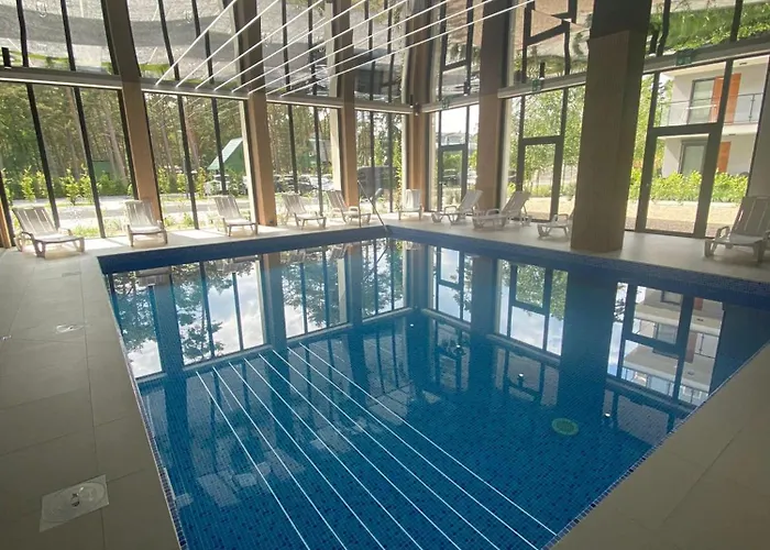 Nowy Apartament A3-Pba- Kryty Basen - Dwie Sypialnie - Salon -Aneks -Duzy Taras